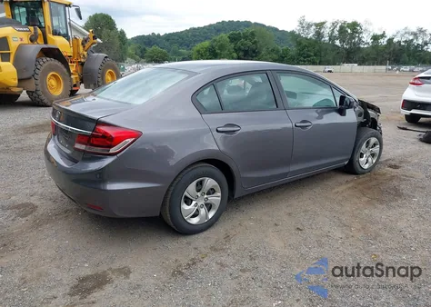 2014 Honda Civic Lx из США, поврежденный, VIN 19XFB2F50EE058496